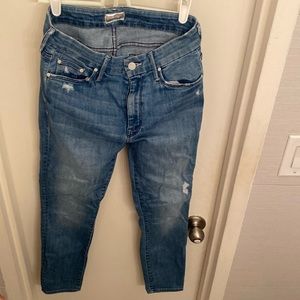 MOTHER The Looker Cropped Jeans - size 27